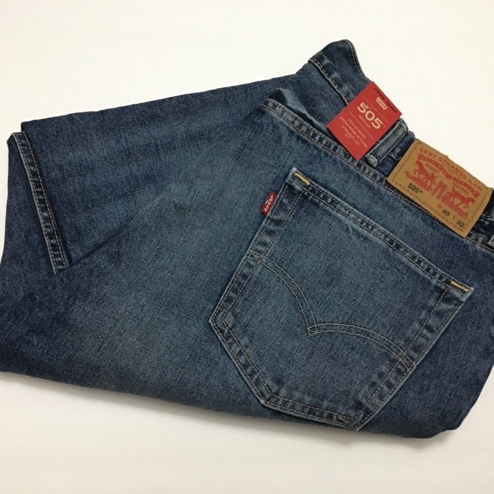 Levi's 505 Regular Fit Men’s Jeans - Picture 7 of 7